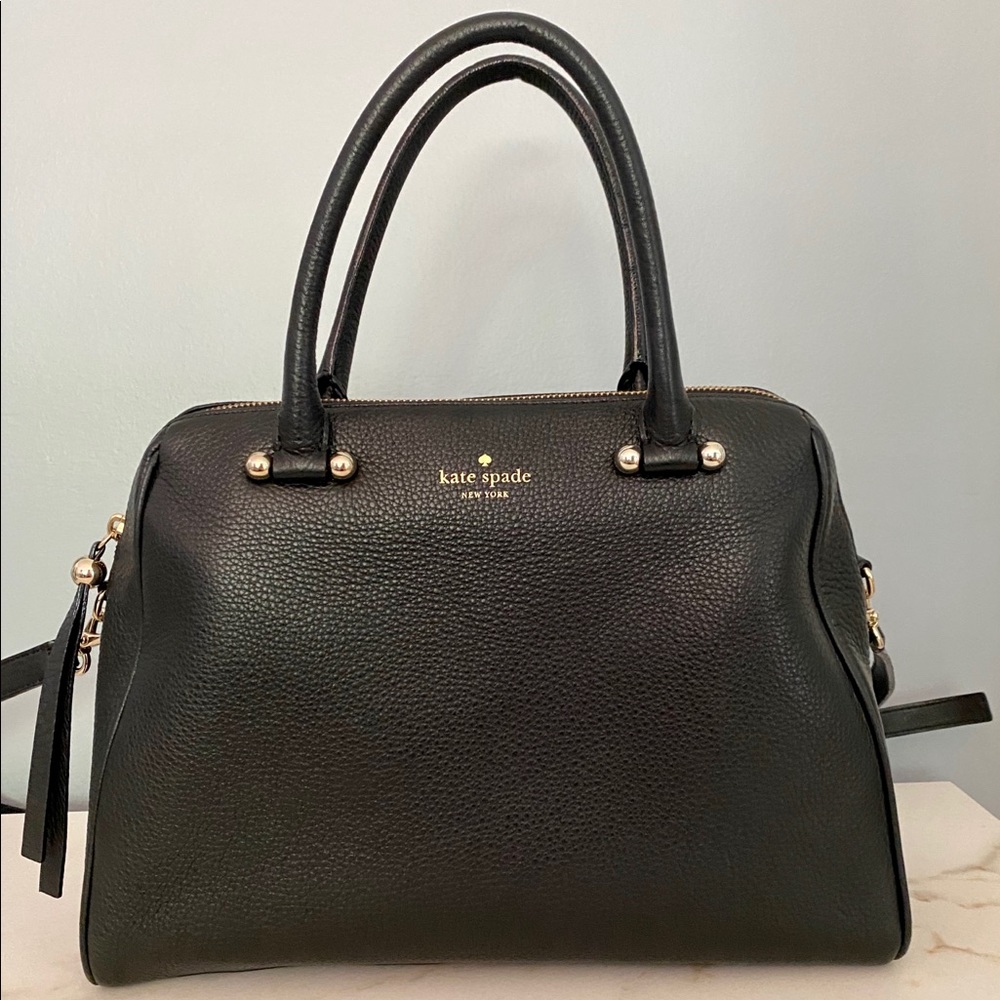 Kate Spade Classic Black Leather Handbag